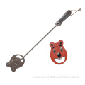 Funny bear-shaped bbq branding iron